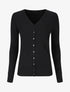 Gilet classique col V - Noir - 1