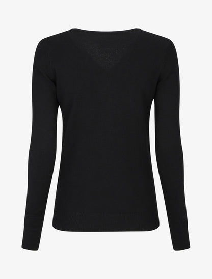 Gilet classique col V - Noir - 2