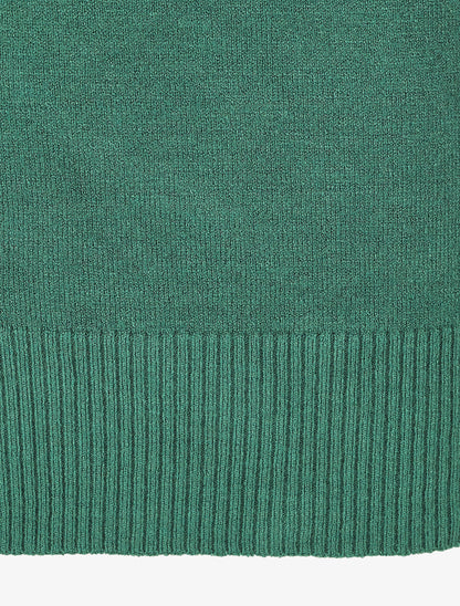 Gilet classique col V - Vert - 3