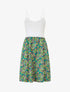Robe à bretelles imprimé petites fleurs - Vert - 5