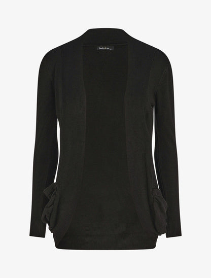 Gilet uni coupe droite - Noir - 1