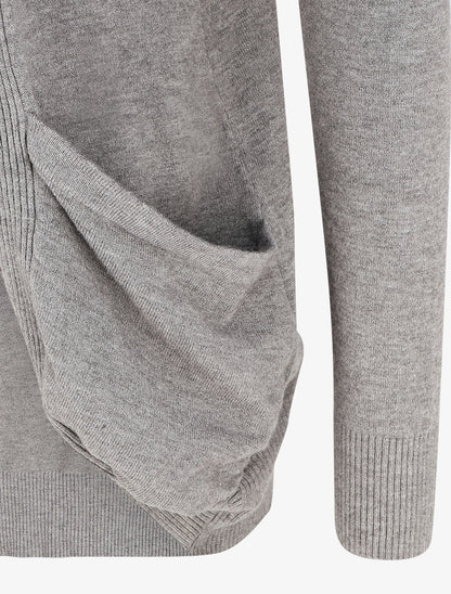 Gilet uni coupe droite - Gris - 3