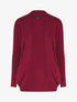 Gilet uni coupe droite - Bordeaux - 1