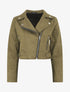 Veste en suédine style perfecto - Kaki - 1