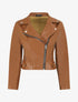 Veste style perfecto en simili - Camel - 4