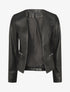 Veste courte en simili - Noir - 7