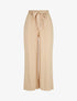 Pantalon fluide élastiqué - Beige - 4