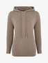 Pull à capuche coupe droite - Taupe - 1