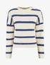 Pull rayé boutonné à l&