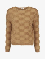 Pull uni style mohair - Camel - 1