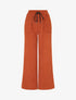 Pantalon en velours côtelé à poches plaquées - Orange - 1