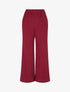 Pantalon en maille stylisée - Lie de vin - 4