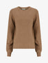 Pull droit en maille stylisée - Taupe - 1