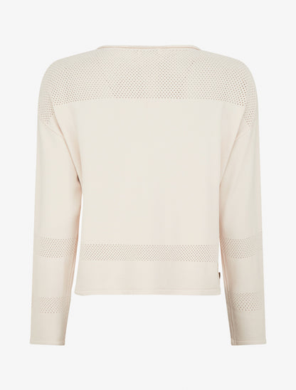 Pull fin à boutons décoratifs - Beige - 2