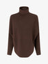Pull uni à manches chauves-souris - Marron - 1