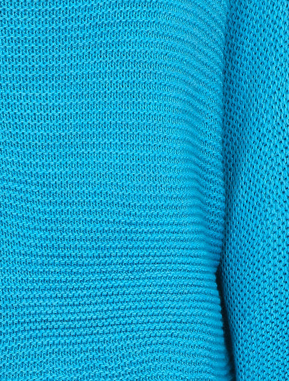 Pull à manches dolman - Turquoise - 3