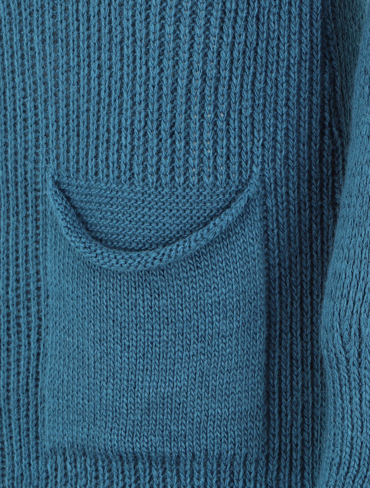 Robe pull à col montant - Bleu - 3