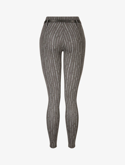 Legging à rayures stylisées - Gris - 2