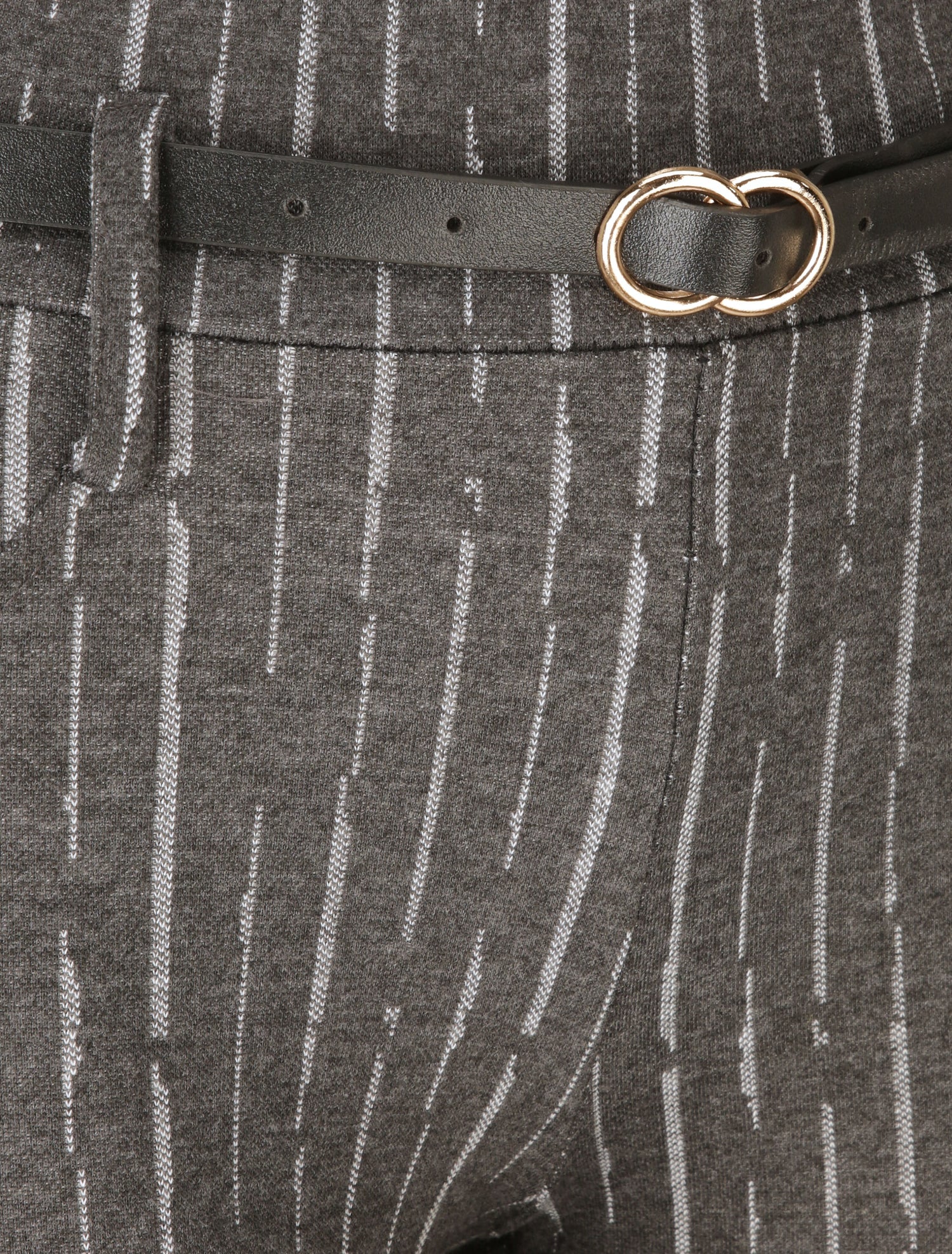 Legging à rayures stylisées - Gris - 3