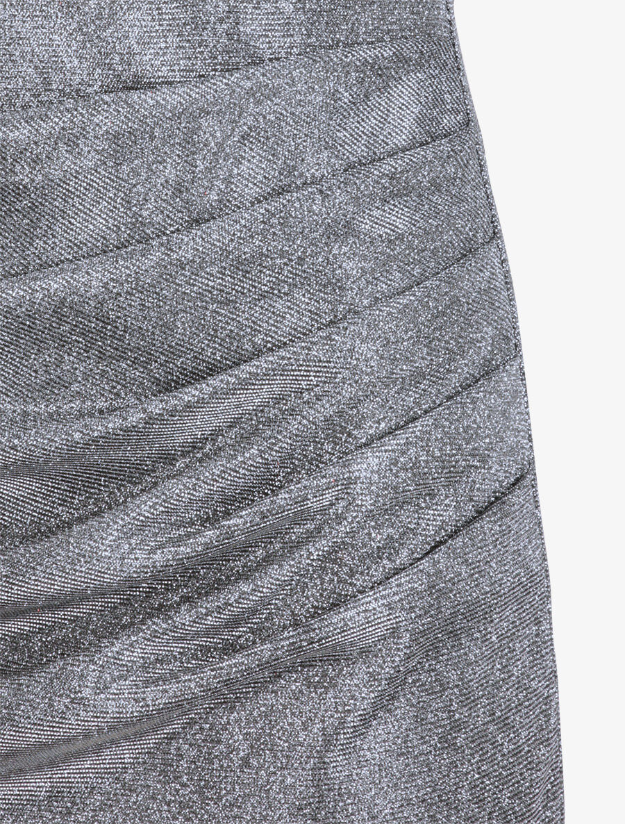 Robe bandeau à détail drapé - Noir - 3