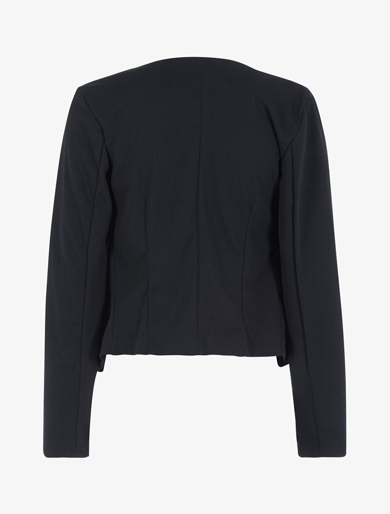 Veste ouverte unie - Noir - 2