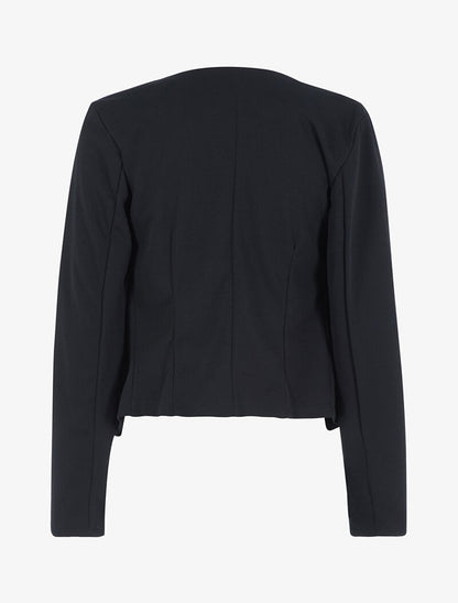 Veste ouverte unie - Noir - 2