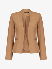 Blazer casual ouvert - Camel - 1