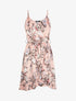 Robe volantée fleurie - Rose - 1