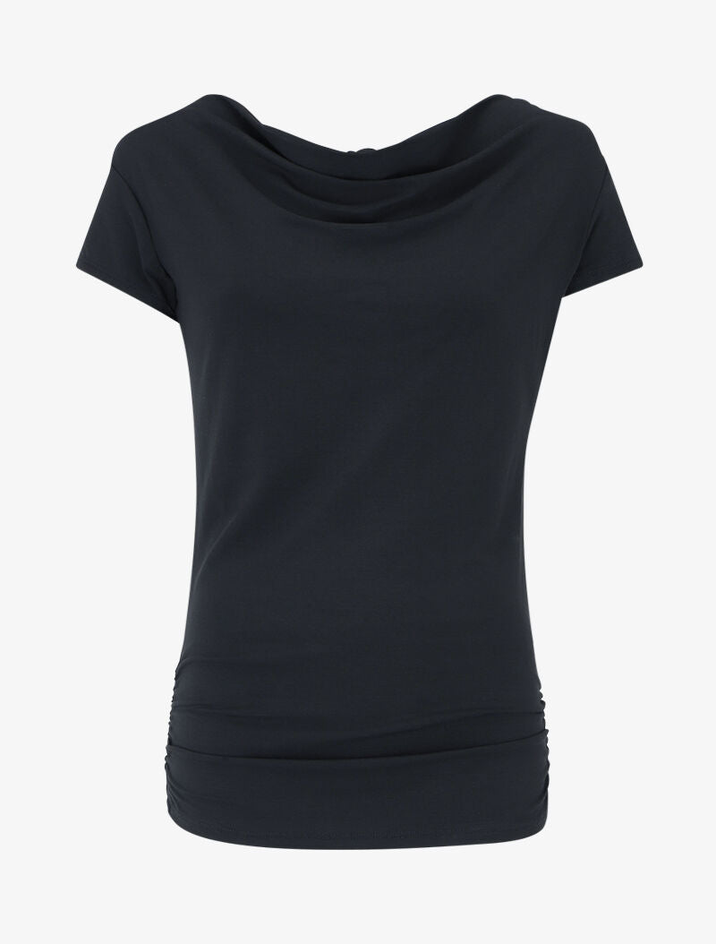 Top à dos stylisé - Noir - 1