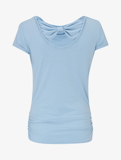 Top à dos stylisé - Bleu ciel - 2