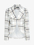 Blazer ouvert à pans asymétriques - Beige - 3