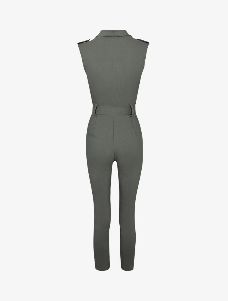 Combinaison 7/8 style saharienne - Kaki - 4