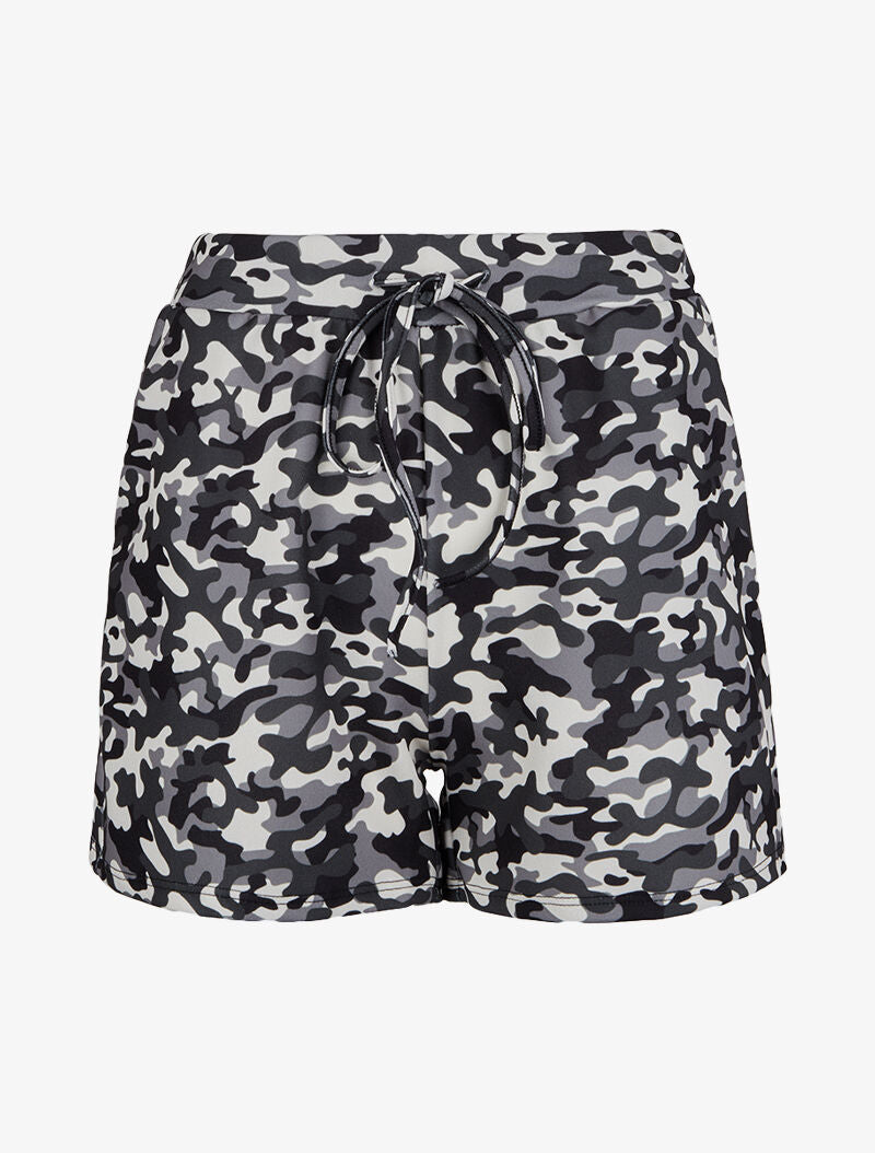 Mini short à imprimés - Noir - 1