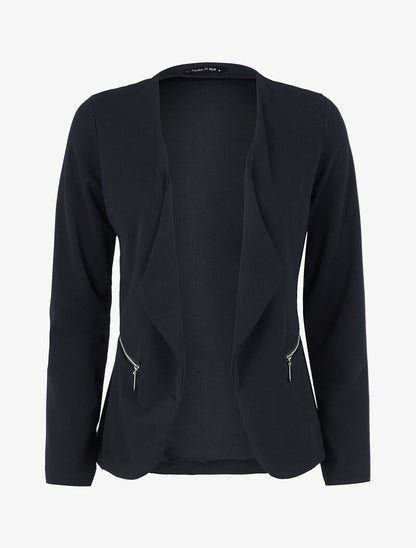 Veste à pans biseautés - Noir - 1