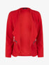 Veste à pans biseautés - Rouge - 1