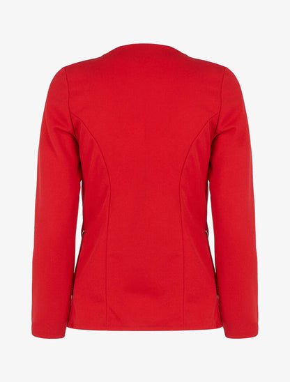 Veste à pans biseautés - Rouge - 2