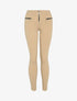 Pantalon skinny à poches zippées en trompe l&