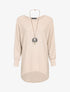 Tunique manches chauve-souris - Beige - 4
