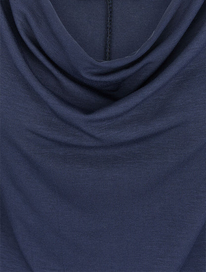 Top boule à manches dolman - Marine - 3