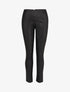 Pantalon en simili à grand anneau - Noir - 4