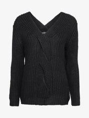 Pull en maille épaisse à détail tressé à l&