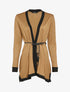Gilet à pans asymétrique - Camel - 1
