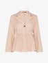 Veste péplum à plis accordéon - Rose poudré - 3