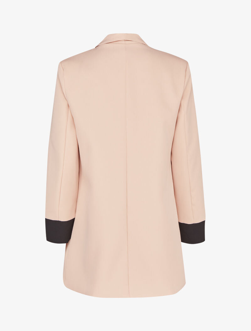 Veste blazer oversize - Rose poudré - 2
