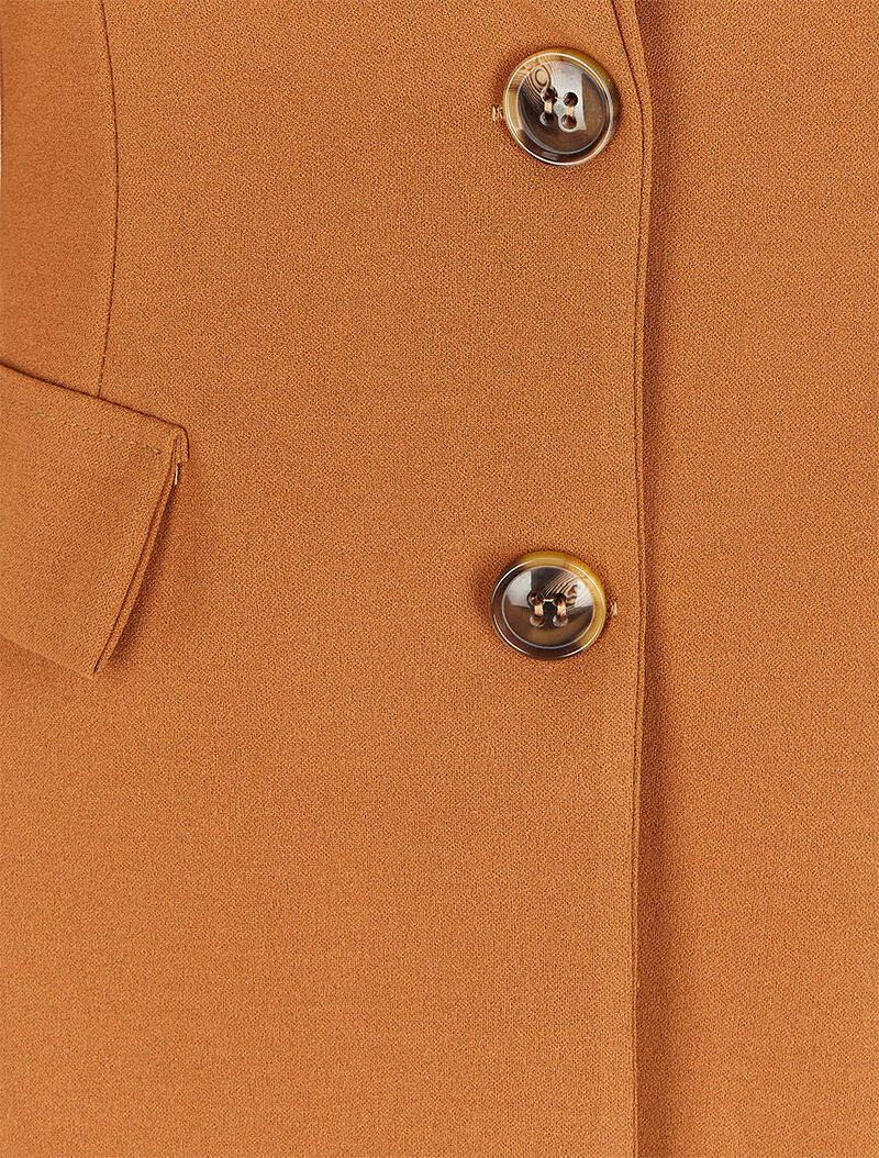 Blazer droit oversize - Camel - 3