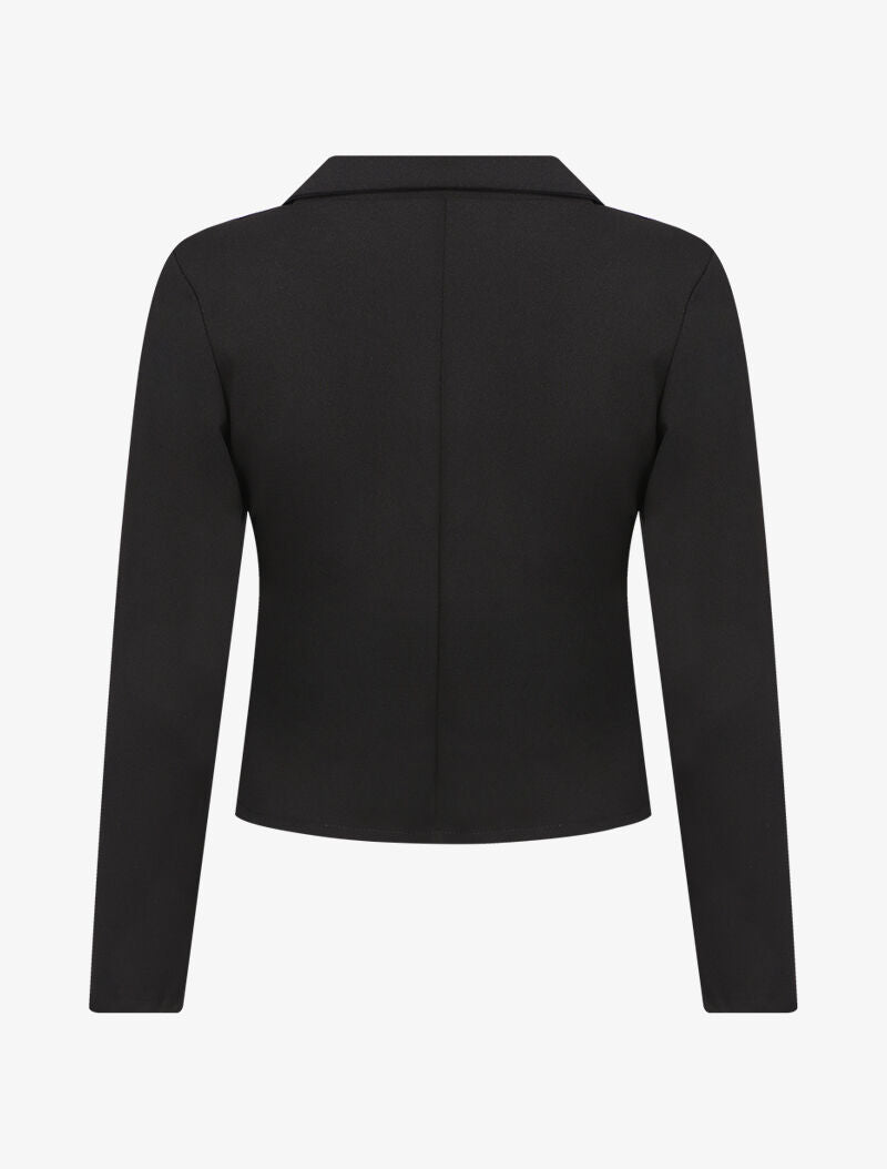 Blazer léger style perfecto - Noir - 2