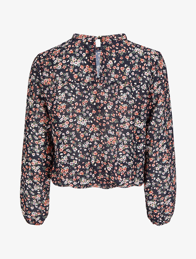 Top boule à imprimé fleurs d&