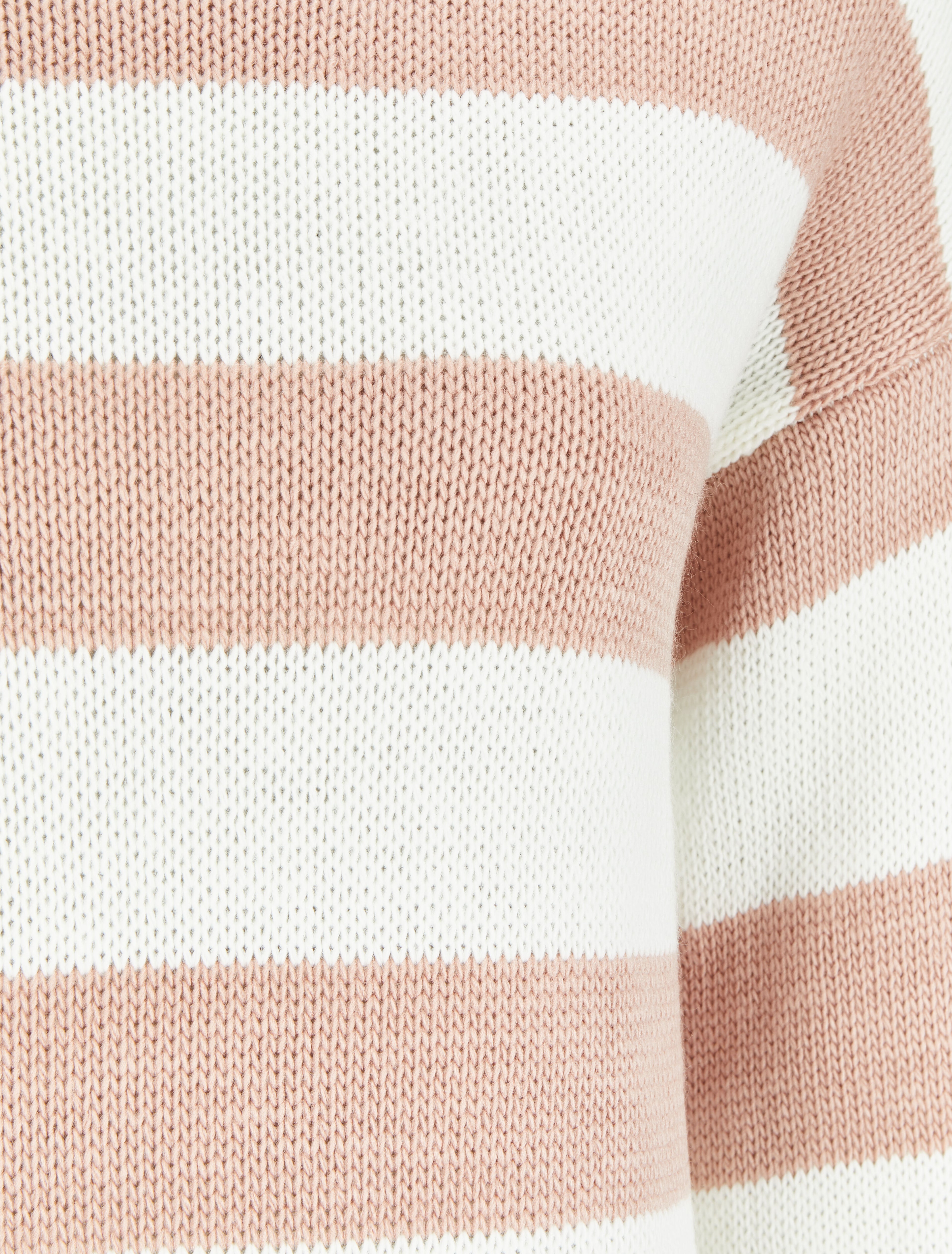 Pull à rayures - Rose/blanc - 3