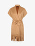 Veste à franges en suédine - Camel - 4