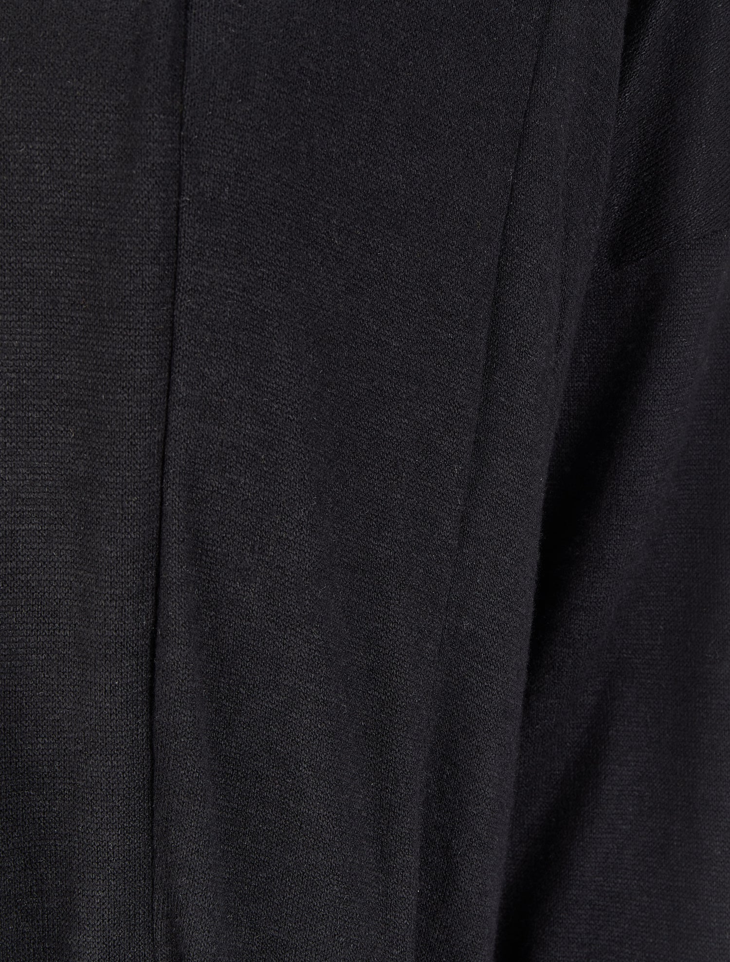 Gilet mi-long ouvert - Noir - 3